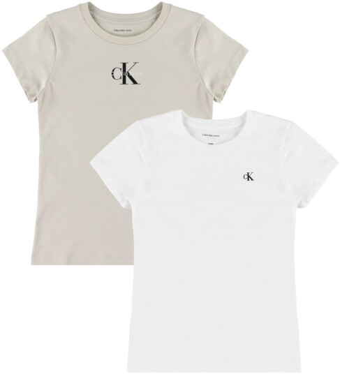 Calvin Klein Ck 2Pk Tee Cream 170