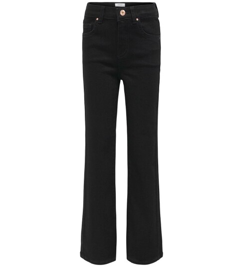 KIDS ONLY Jeans kogJuicy Wide Leg Dnm Cro588 Svart