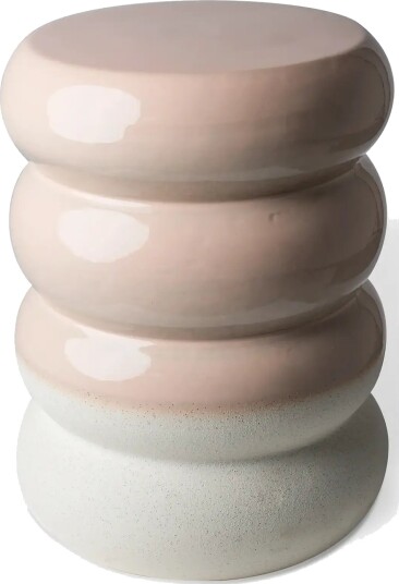 POLSPOTTEN Side Table Chubby Pink Ø34X H44CM POLSPOTTEN Side Table Chubby Pink Ø34X H44CM