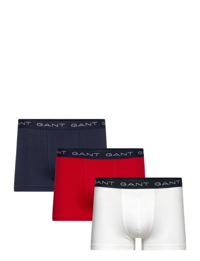 GANT Trunk 3-Pack - Red - XXXL GANT Trunk 3-Pack - Red - XXXL