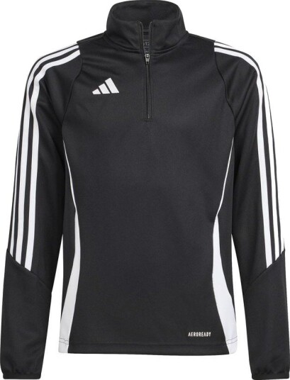 adidas Treningsskjorte Tiro 24 Svart/hvit Barn størrelse 176 cm
