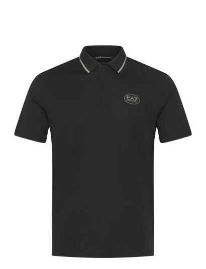 EA7 Polo Shirt Black S EA7 Polo Shirt Black S