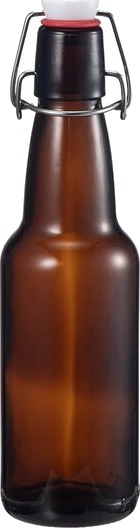 Modern House Sogn Flaske 0,34 l brun hvit