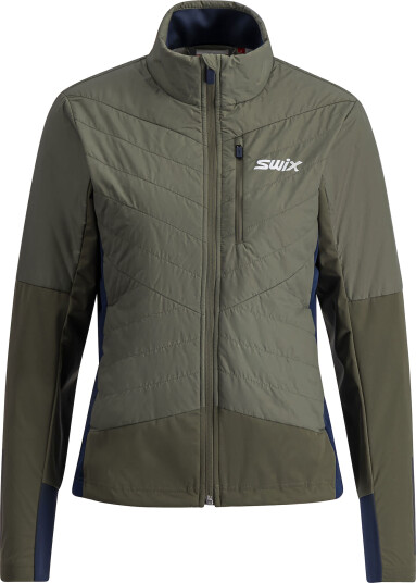 Swix Women's Dynamic Hybrid Insulated Jacket Olive/ Dark Navy XS, Olive/ Dark Navy Swix Women's Dynamic Hybrid Insulated Jacket Olive/ Dark Navy XS, Olive/ Dark Navy
