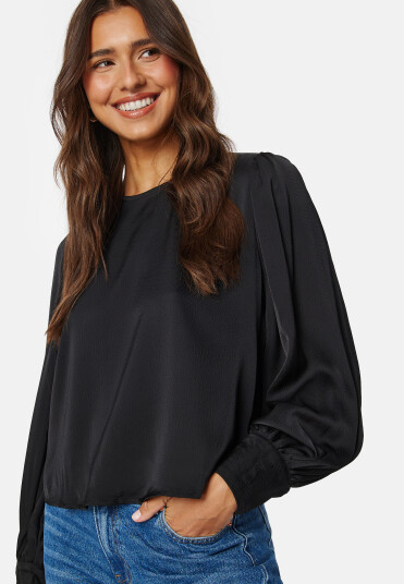 ONLY Jovana Ruby O-Neck Top Black XS