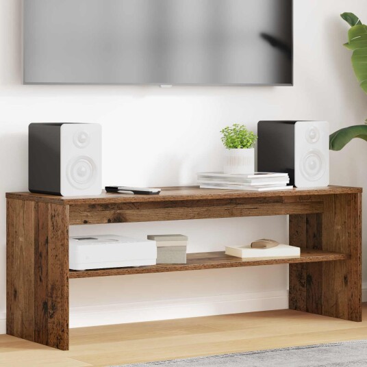 TV skap Gammelt tre 100 x 35 x 40 cm Konstruert tre TV skap Gammelt tre 100 x 35 x 40 cm Konstruert tre
