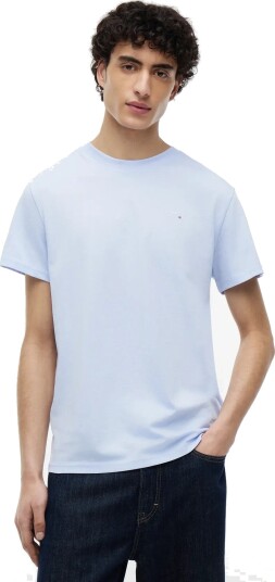 Tommy Jeans Tjm Slim Linear Chest Tee Ext Blue S
