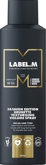Label.m Fashion Edition Brunette Texturising Volume Spray 200 ml