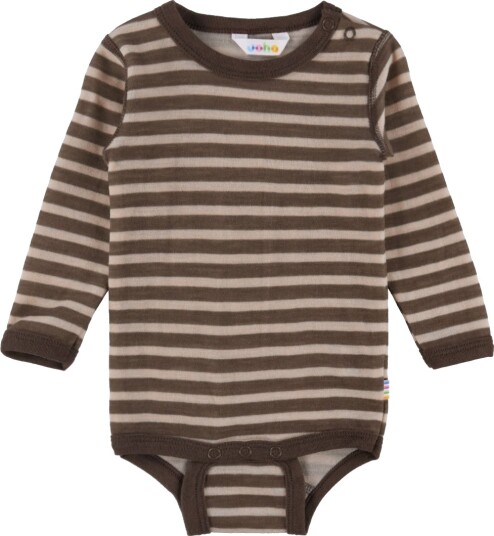 Joha Body I/e Ull Mørkebrun Joha 100 Langermet Body Beige