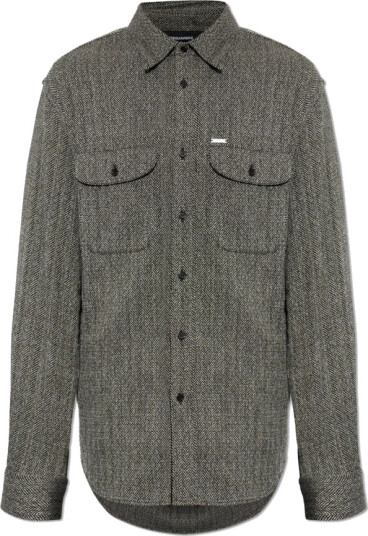 Dsquared2 Herre Skjorter Grå M, Dsquared2 Herre Skjorter Grå M,