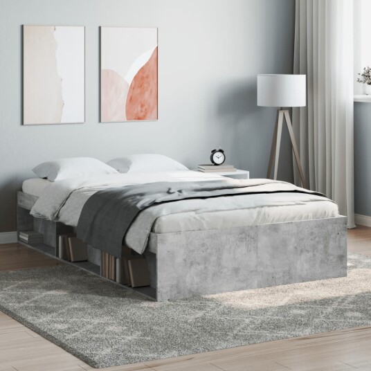  Sengeramme betonggrå 120x200 cm 8721012158115