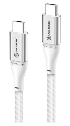 Alogic USB-C Ladekabel 5A 1,5m Sølv