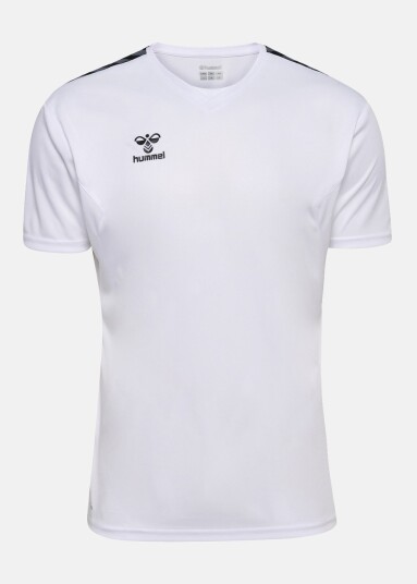 Hummel Hmlauthentic Pl Jersey S/S White L Løpe-T-Shirts Hummel Hmlauthentic Pl Jersey S/S White L Løpe-T-Shirts