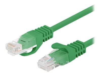 Lanberg Koblingskabel Rj-45 Hann Til Rj-45 Hann 25 Cm 5.4 Mm Utp Cat 6 Flertrådet Uten Hindringer Rund Formstøpt Grønn Ral 6024 En Pakke 10
