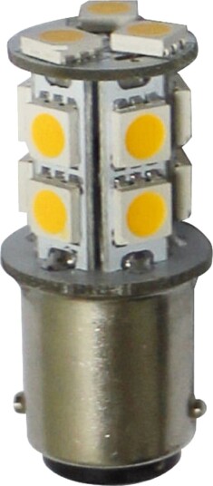LED pære 12/24 V BA15D 2 W 140 lm