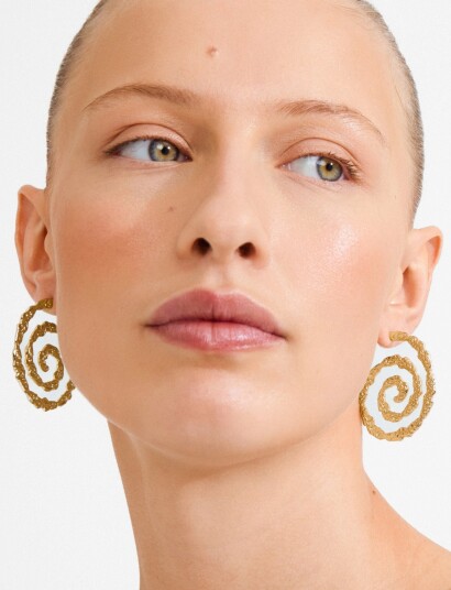Pilgrim Still Earrings Gold Plated Gold ONE SIZE