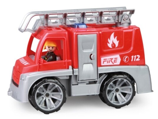 Lena Truxx 04457 Truck Firebrigade Inne/Ute 2 År Plast Grå Rød Lena Truxx 04457 Truck Firebrigade Inne/Ute 2 År Plast Grå Rød