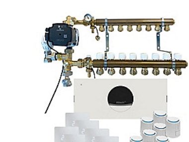 Pettinaroli ALOM7025 08 Pro System 8 Zoner Kvikshunt Trådløst Styresystem Pro Led Hvid Komplet