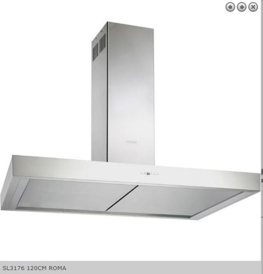 Silverline Roma 120 cm, stål Silverline Roma 120 cm, stål