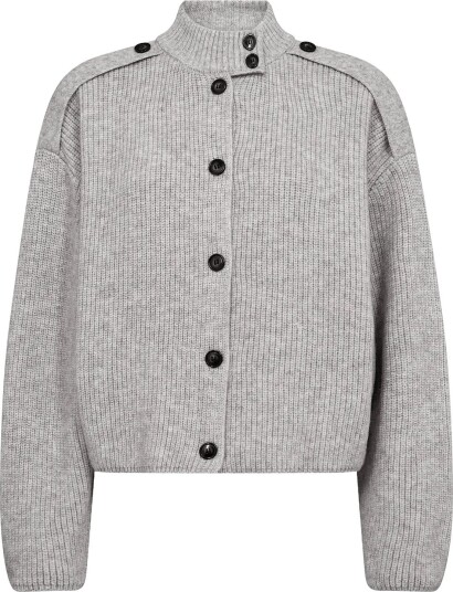 Co" Couture Rowcc Utility Cardigan GREY MELANGE M