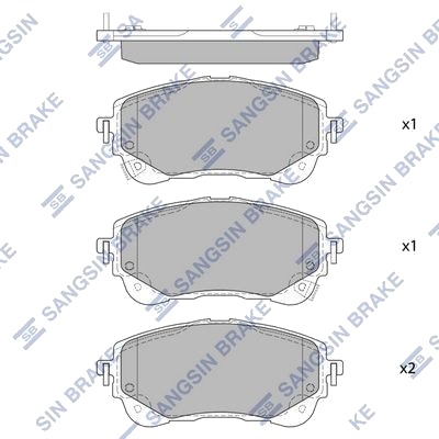 Hi Q SP4368 Bremseklosser