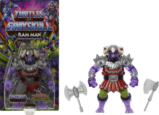 Masters Of The Universe Origins: Turtles of Grayskull Ram Man HeMan MOTU TMNT
