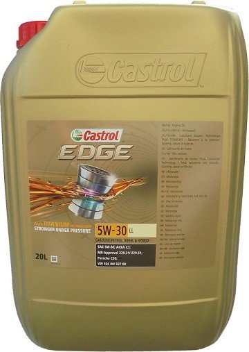 Motorolje CASTROL 5w30 EDGE LL 20L Motorolje CASTROL 5w30 EDGE LL 20L