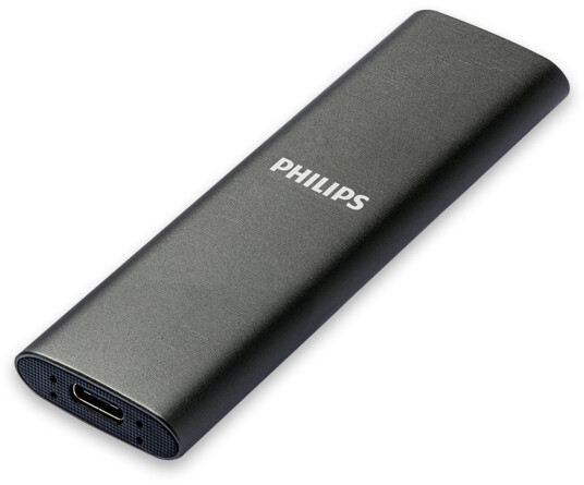 Philips 2TB Ekstern SSD USB-C 3.2 Grå
