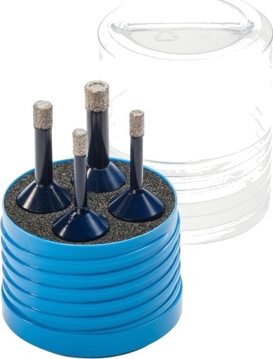 Diamantfliseborsett For Vinkelslipere 2 X 6 / 1 X 8 / 1 X 10 Mm