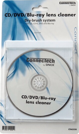 Selek Laser Rens for CD, DVD og Blu-ray-spillere - Sinox avspillerrens Selek Laser Rens for CD, DVD og Blu-ray-spillere - Sinox avspillerrens