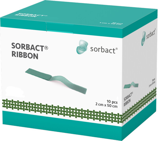 Sorbact Ribbon bandasje 2 x 50 cm 10 stk