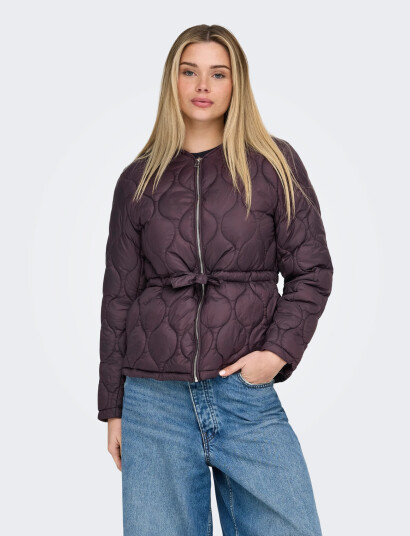 ONLY Onlamara Quilted Jacket Otw Burgundy M