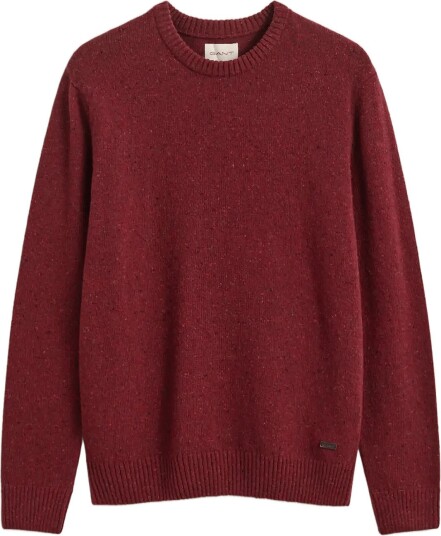 Gant Wool Blend Neps C Neck PLUMPED RED M Gant Wool Blend Neps C Neck PLUMPED RED M