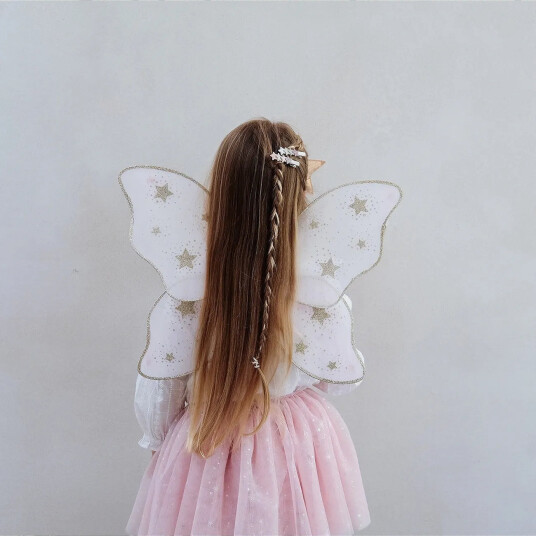 Mimi & Lula Fairy Wings - Pink Starry Night - Gold - ONE SIZE