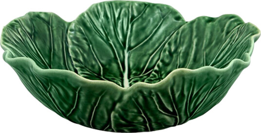 Bordallo Pinheiro  Cabbage skål 22,5 cm grønn