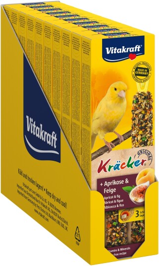 Vitakraft Bird Treats 10 X Kräcker Abricot And Fig For Canary´S (Bundle) Vitakraft Bird Treats 10 X Kräcker Abricot And Fig For Canary´S (Bundle)