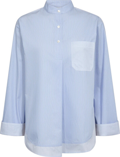 MOS MOSH Mmbronwyn Stripe Shirt Blue XS