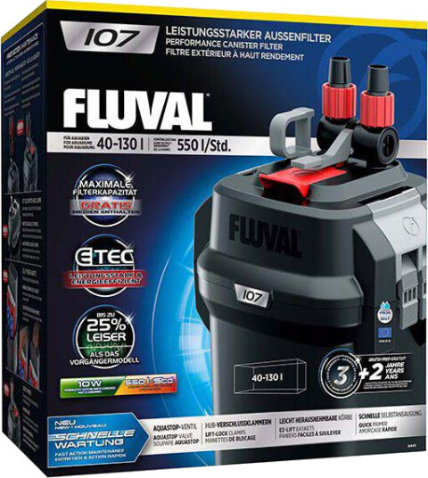 Fluval Canister Filter 107 550L/H 126.4107 