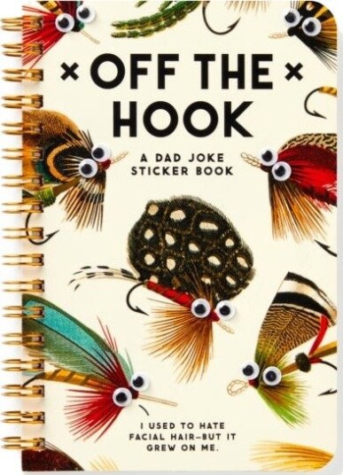 Off The Hook Dad Joke Googly Sticker Book