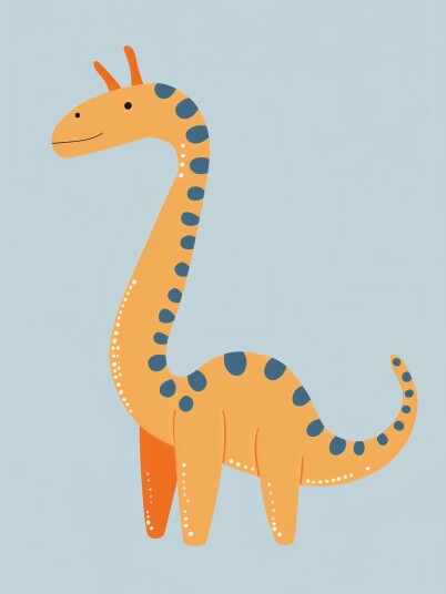 Namly Design Plakat Giraff Tegneserie POSTER06L4LY