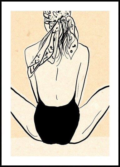 At the Beach Poster Plakat / 21x30cm