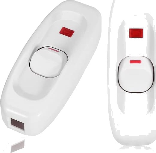 Ledningsbryter Med Vippe På/Av 10a 250v 2 Stk