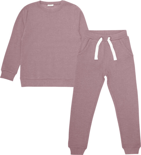 Minymo Sweat Set (2-Pcs) - Pink - 140