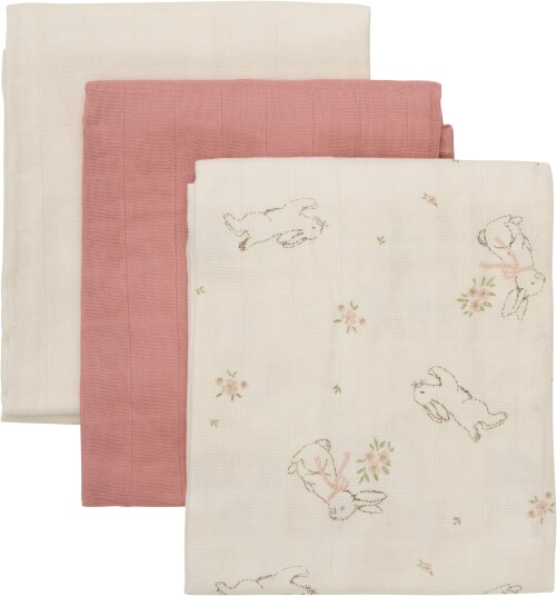 Pippi Musselintepper 3-Pack Rose Tan Pippi Musselintepper 3-Pack Rose Tan