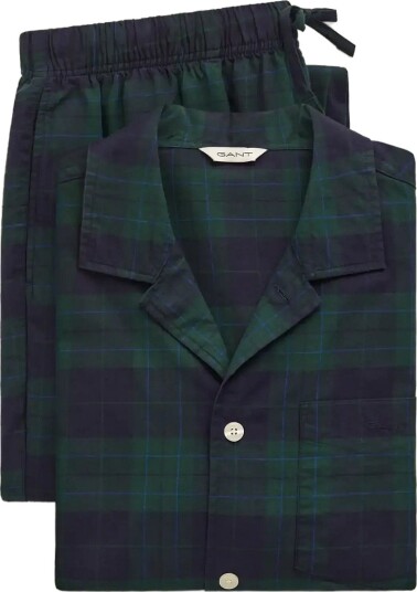 Gant Checked Pajama Set Giftbox TARTAN GREEN XL