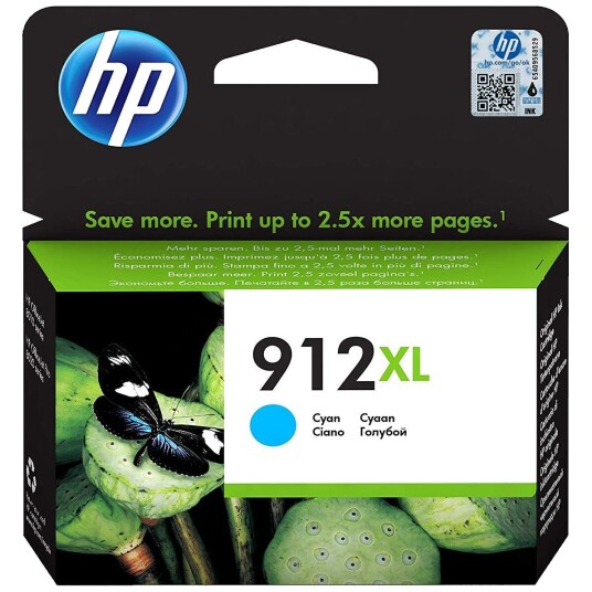 HP 912 XL Cyan høyytelses blekkpatron