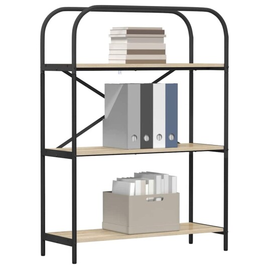 Bokhylle Sonoma eik 80 x 30 x 109 cm Konstruert tre Bokhylle Sonoma eik 80 x 30 x 109 cm Konstruert tre