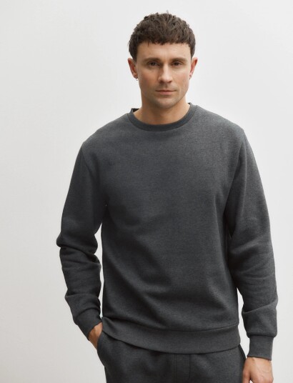 Enkel Studio O Neck Sweatshirt Grey M