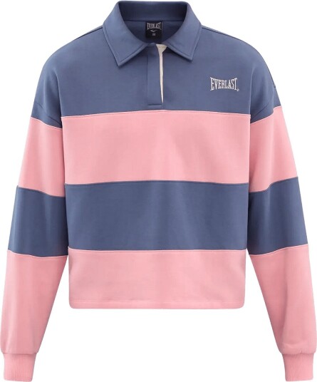 Everlast Uptown Rugby Polo   Pink   S