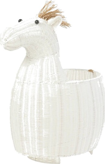 J Line Basket Horse Synthetic White White One Size